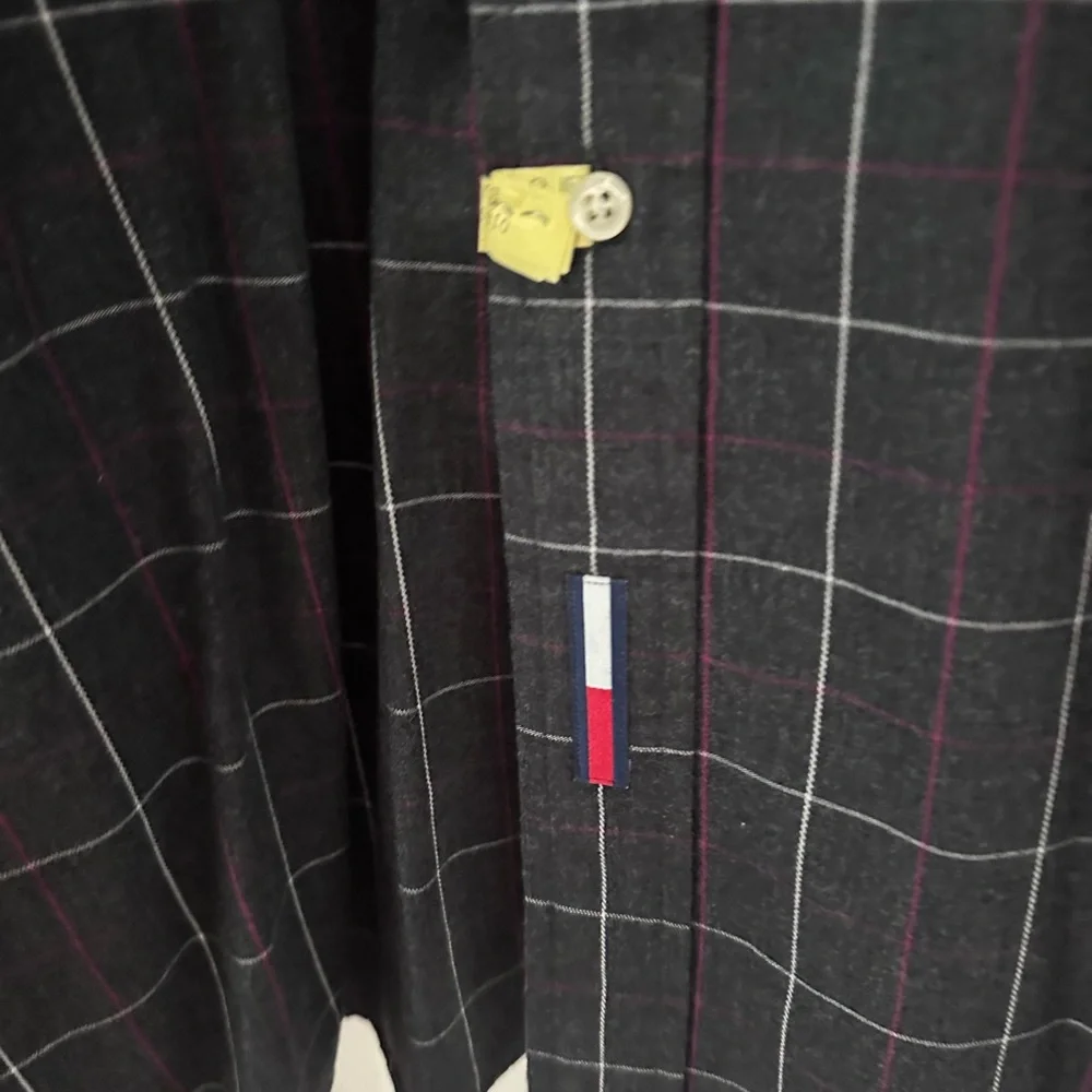 Tommy Hilfiger Brown Casual Button Down Shirt - Picture 4 of 4